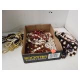 Flat of Beaded Necklaces & Shell Necklaces