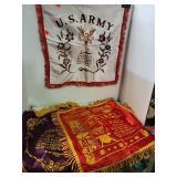 3 Cnt Satin Military Pillow Covers