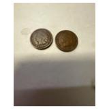 2 Indian Head Wheat Pennies. 1903 & 1906
