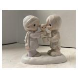 Jonathan & David PM figurine. "Christmas time is