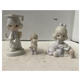3 Jonathan & David PM figurines. The Lord Bless