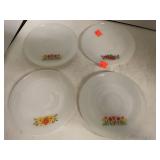 Fire King. Anchor Hocking.  6in saucers.