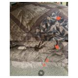 Bedding set.  Comforter w/ pillows & shams.