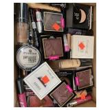 Lot of makeup.
