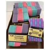 7pkgs contour sponges.  3/pkg.