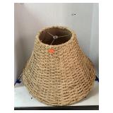 Jute Woven Lampshade  Approximately 18 in