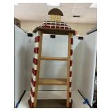 Lighthouse style shelf. 16w x 5.5d x  32in high