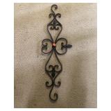 Decorative metal piece. 9x29in