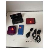 Nintendo DS Lite. Two Game Storage Cases and