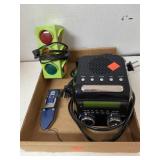 Clock Radio. Book Lamp. Mini Traffic Light