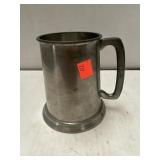 Glass Bottom Pewter Tankard