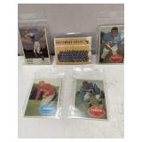 Lot of Five Vintage Football Cards