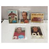 Lot of 5 Vintage Football Cards