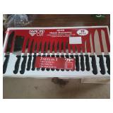 Diamond Cut 19 Piece Knife Set