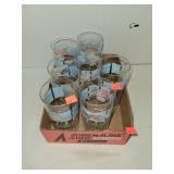 7 Cnt Glass Drinking Glasses