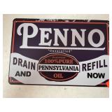 PENNO metal advertising sign.  8x12