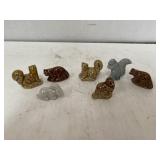 7 Tiny Ceramic Figures