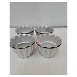 8 Cnt Aluminum Jelly Molds
