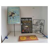 Lot of 4 Signs