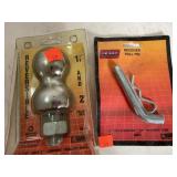 Trailer Ball & Pull Pin.  1 7/8 & 2in