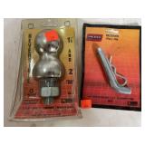 Trailer Ball & Pull Pin.  1 7/8 & 2in