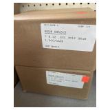 2 cases 7x12 .001 poly bags. 1,000 per case