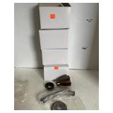 4 boxes / sets.  Shower Head & connections.