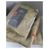 3 curtain panels.