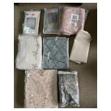 Lot of curtain panels.
