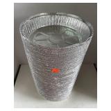 500 Aluminum Containers. 9in round.