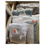 Lot of curtain panels.
