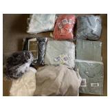 Lot of curtain panels.