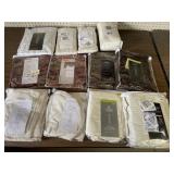 Lot of curtain panels.