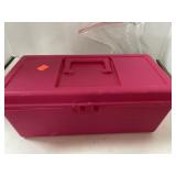 Box with Essential oils & empty bottles.