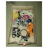 Flat of Costume Jewelry