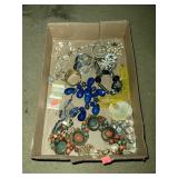 Flat of Costume Jewelry