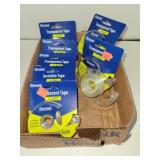 Flat of 8 Rolls Transparent Tape
