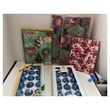 Misc lot incl craft kit & Christmas items.