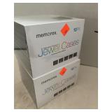 2 pkgs Memorex Jewel Cases. 10 per pkg