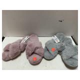 2 pr. Ladies slippers.  Size Med.