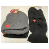 3 winter hats 1 with face mask.