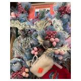 Lot of misc decor. Some Christmas items.