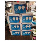 7 Pkgs of 60 Watt Crystal Clear Light Bulbs