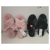 2 Pair Ladies Slippers