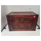 Wood Decorative Storage Box 10x10x16