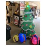 Christmas Tree w/presents Blow Up & light up