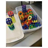 Small Tote w/ Building Toys
