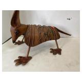 Metal Armadillo. 17in long.