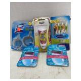 Lot of Razors and Lysol Toilet Tablets