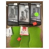 3 Tweezerman G.E.A.R.  3 scrubbers.